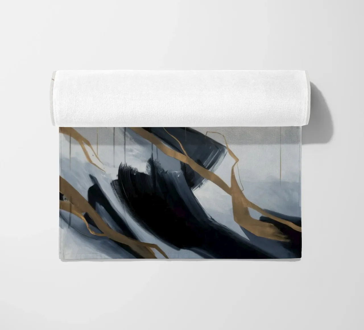 Molten Trace Echo beach towel by Monarch Arc