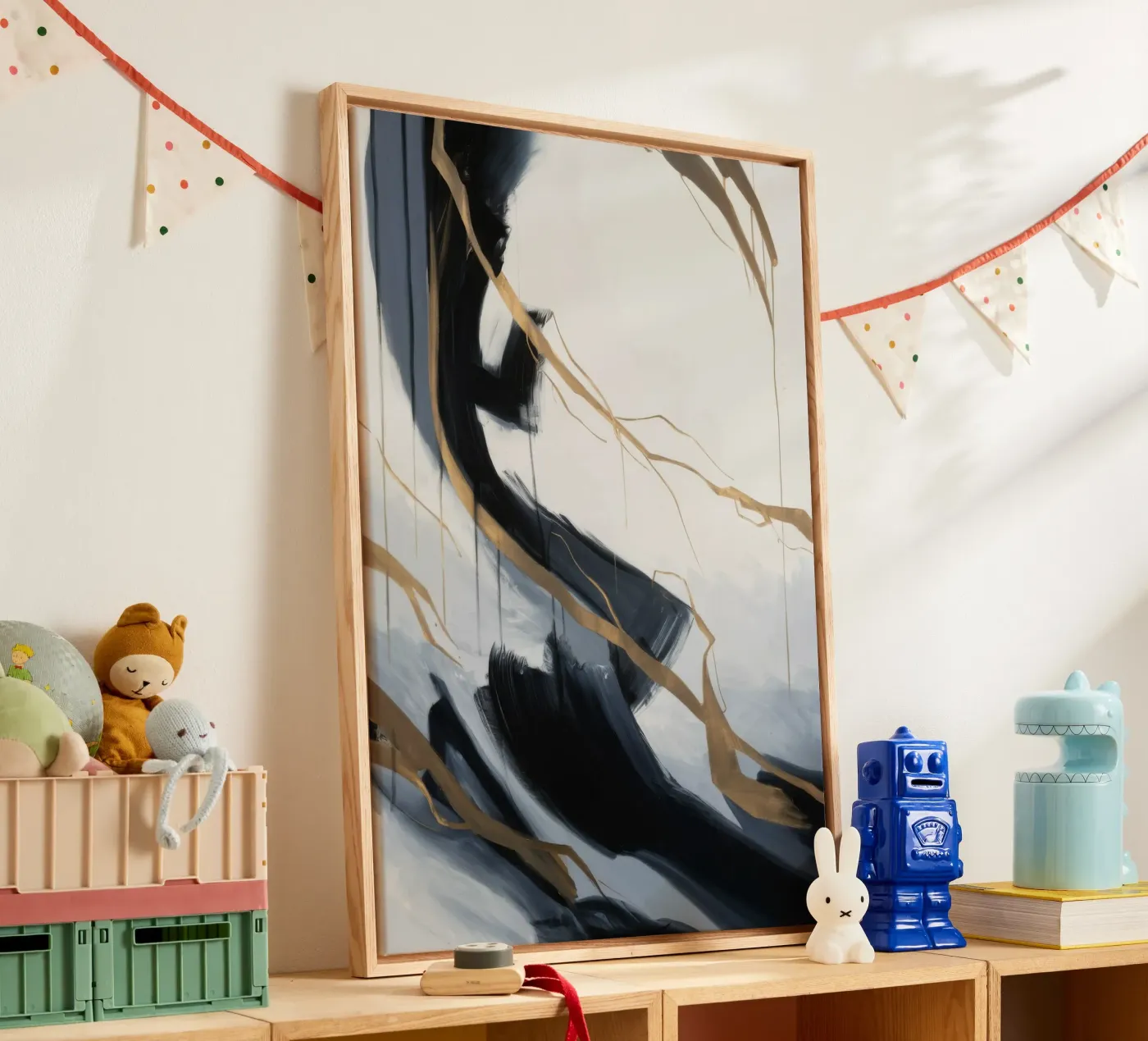 Molten Trace Echo Leinwand von Monarch Arc