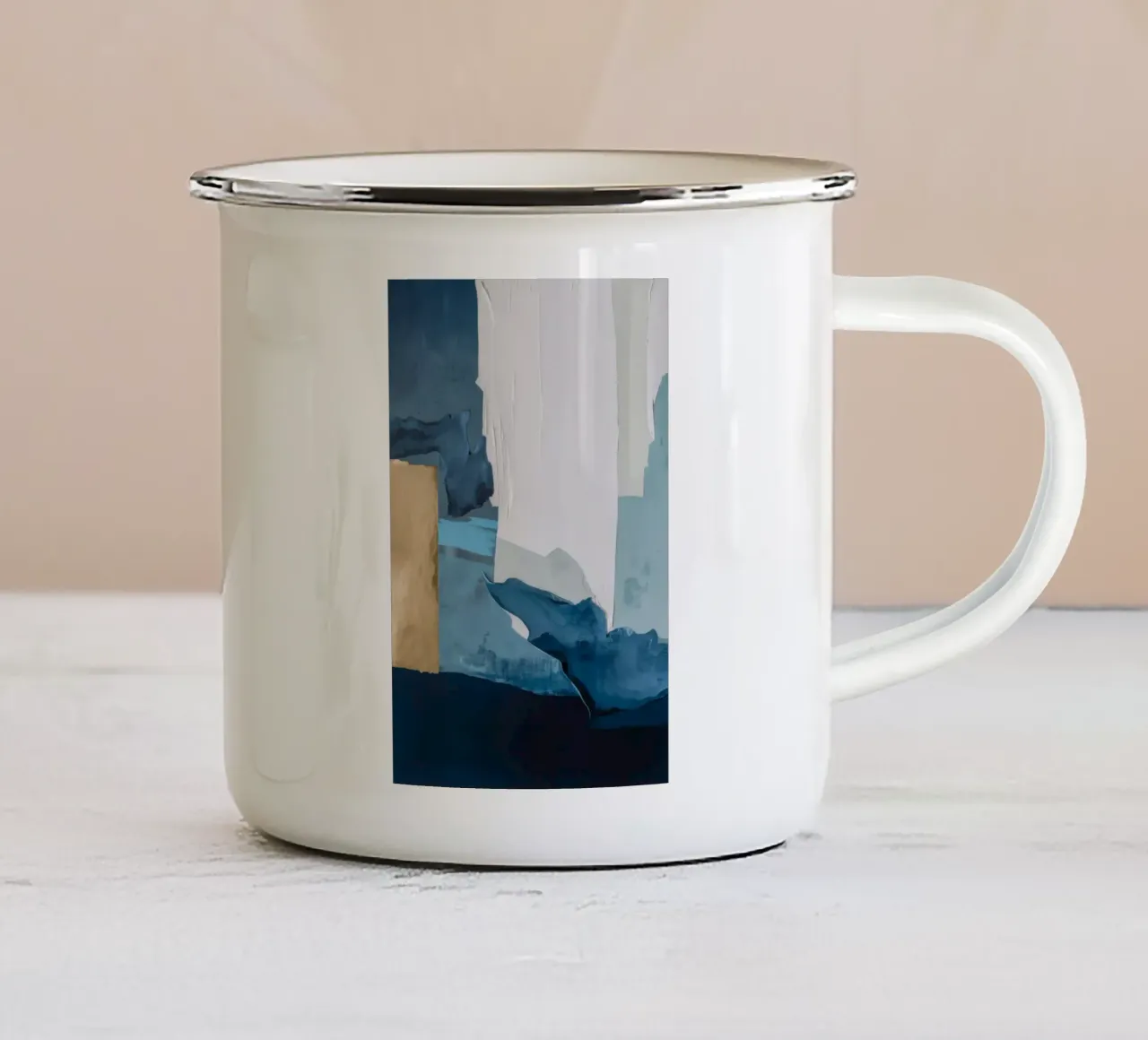 Bordo Collage Horizon tazza in smalto da Monarch Arc