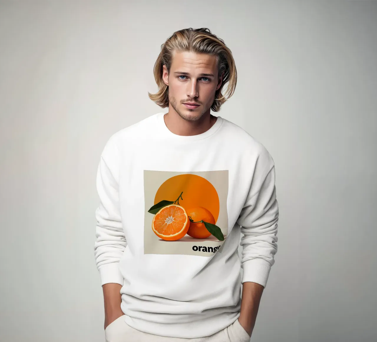 Fresh Orange felpa da Motivate-Today