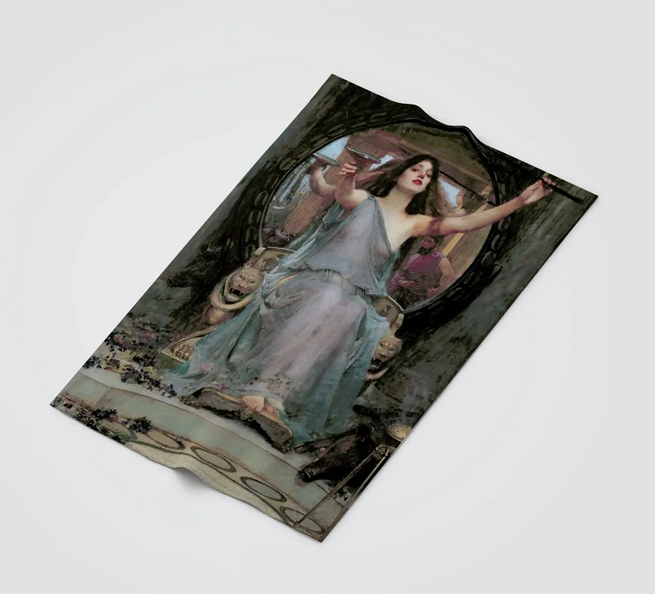 Waterhouse - Circe Offering The Cup To Odysseus coperta in pile da Vintage by JUNIQE