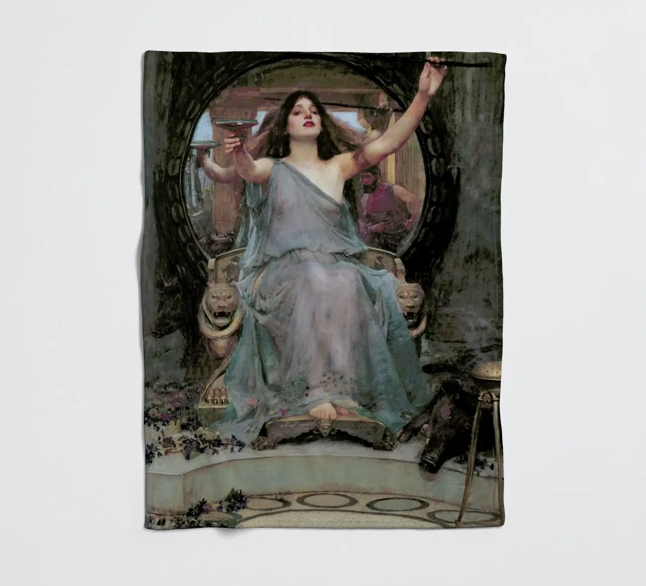 Waterhouse - Circe Offering The Cup To Odysseus coperta in pile da Vintage by JUNIQE