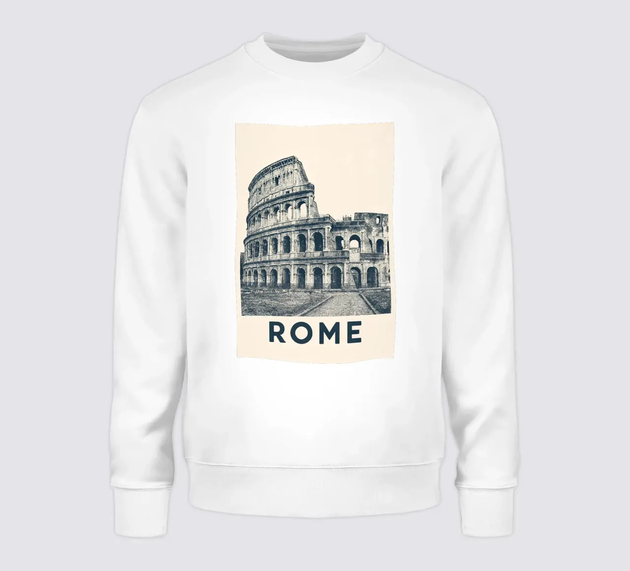 Rome – Colosseum Print - Linocut Series felpa da Studio Mooodz
