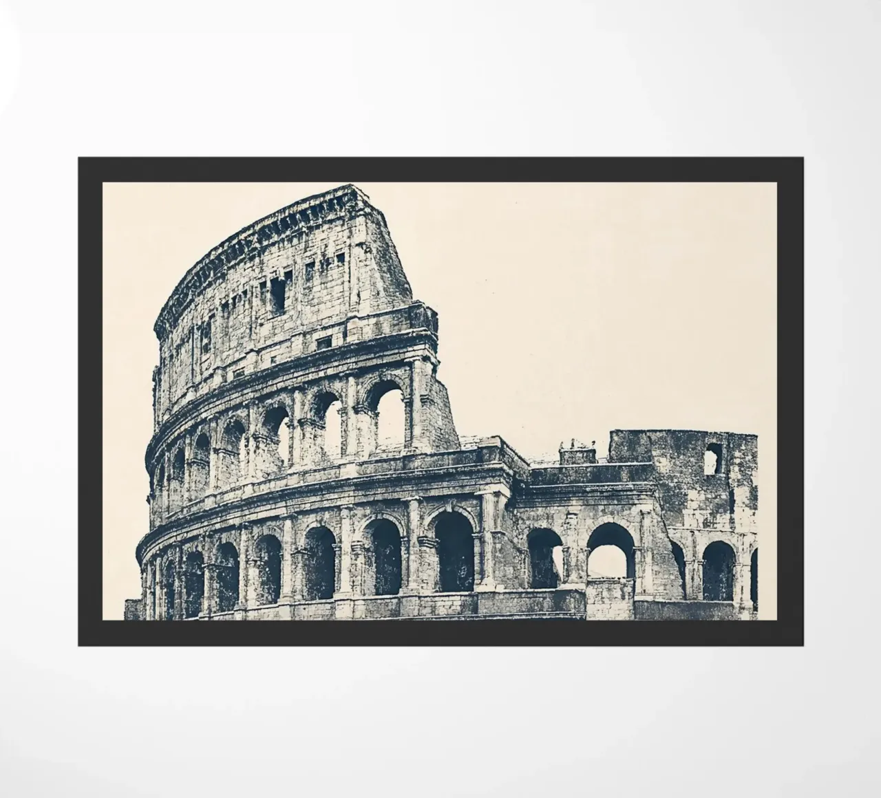 Rome – Colosseum Print - Linocut Series zerbino da Studio Mooodz