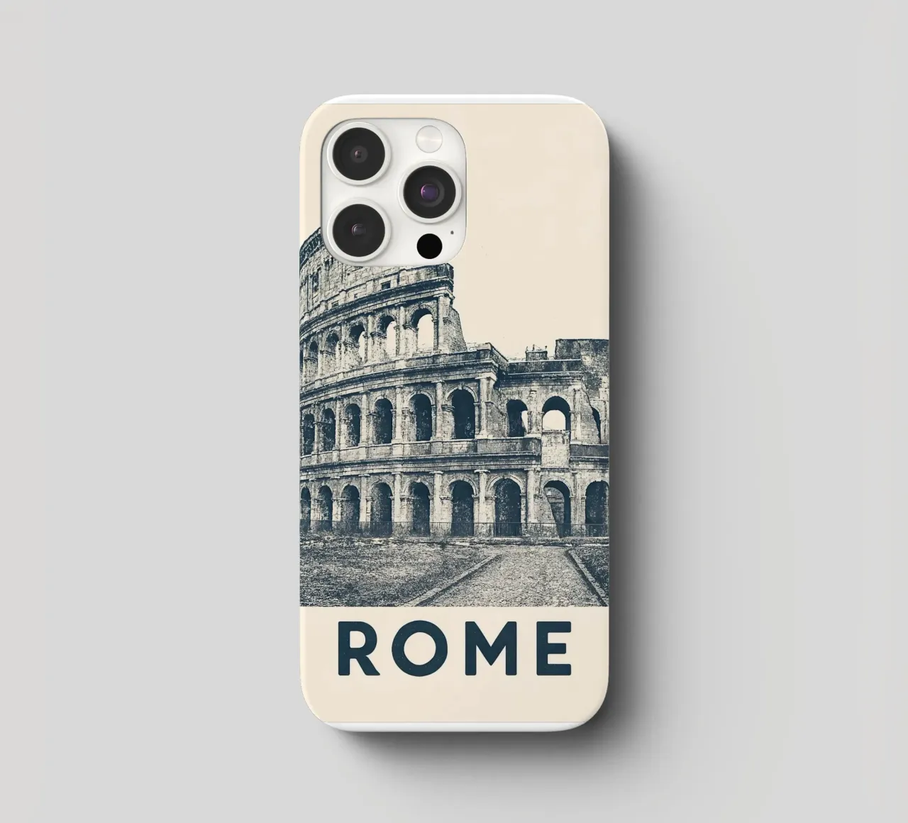 Rome – Colosseum Print - Linocut Series cover iphone da Studio Mooodz