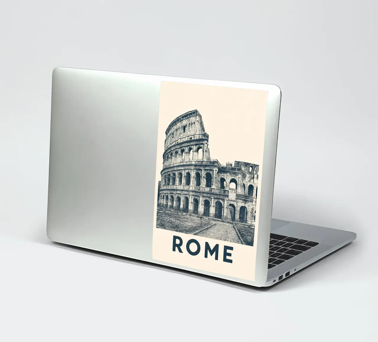 Rome – Colosseum Print - Linocut Series adesivo da Studio Mooodz