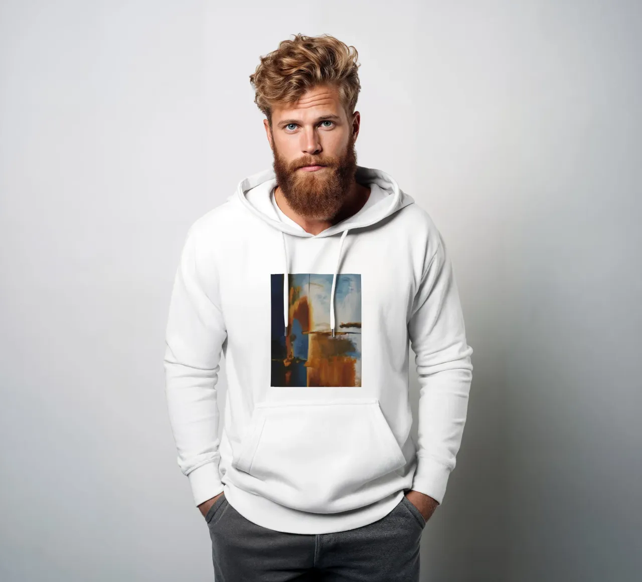 Copper Flame Collision hoodie by Monarch Arc