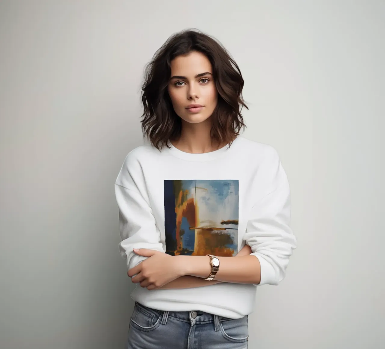 Koperen Vlam Botsing sweatshirt van Monarch Arc