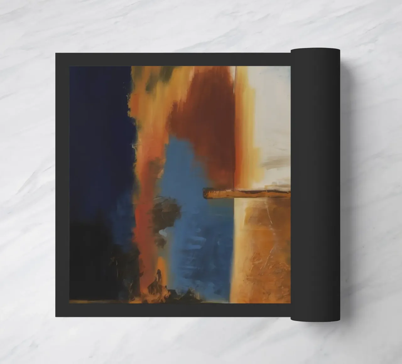 Copper Flame Collision doormat by Monarch Arc