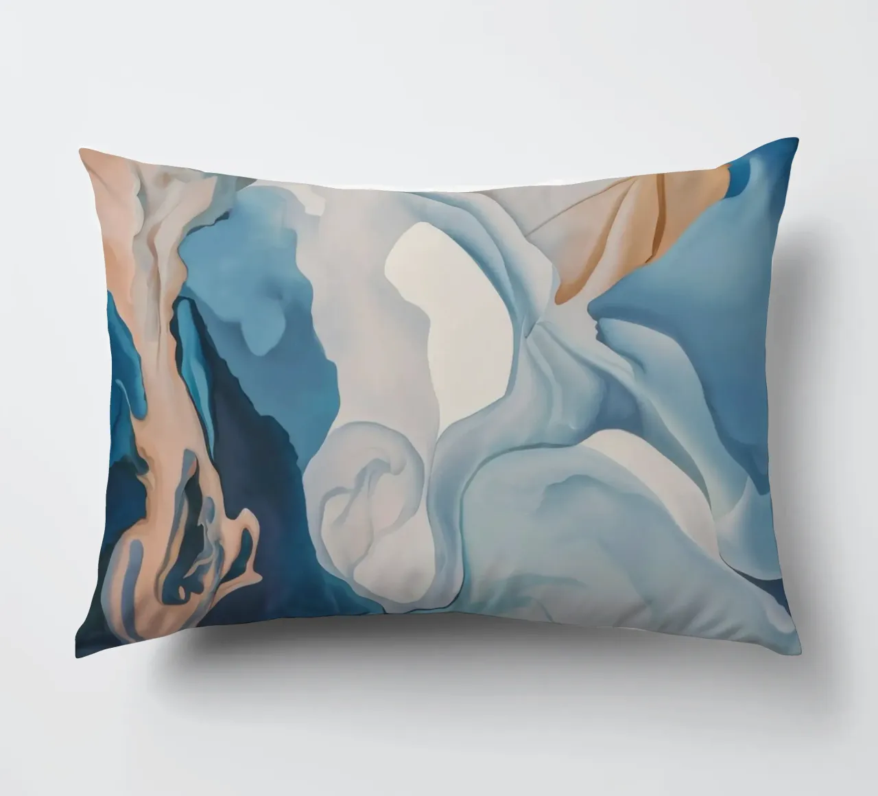 Aqua Silk Whirl decorative cushion by Monarch Arc