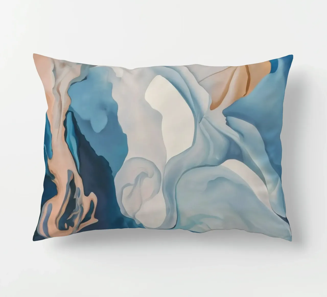 Aqua Silk Whirl decorative cushion by Monarch Arc