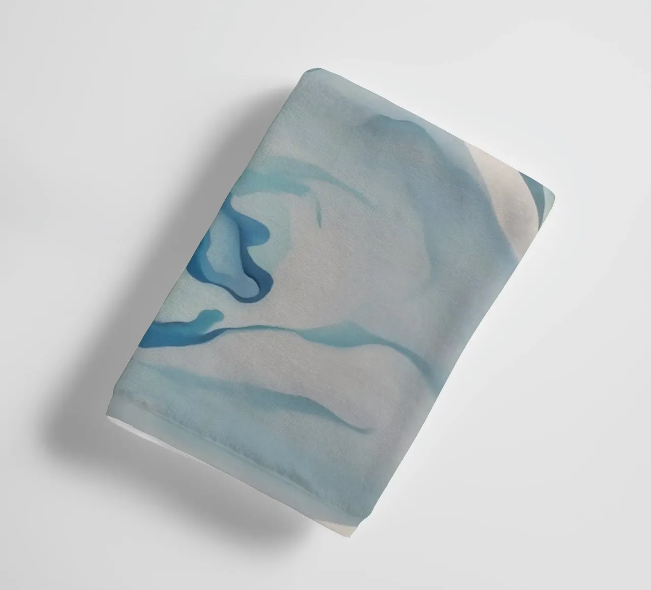 Aqua zijde werveling badhanddoek van Monarch Arc