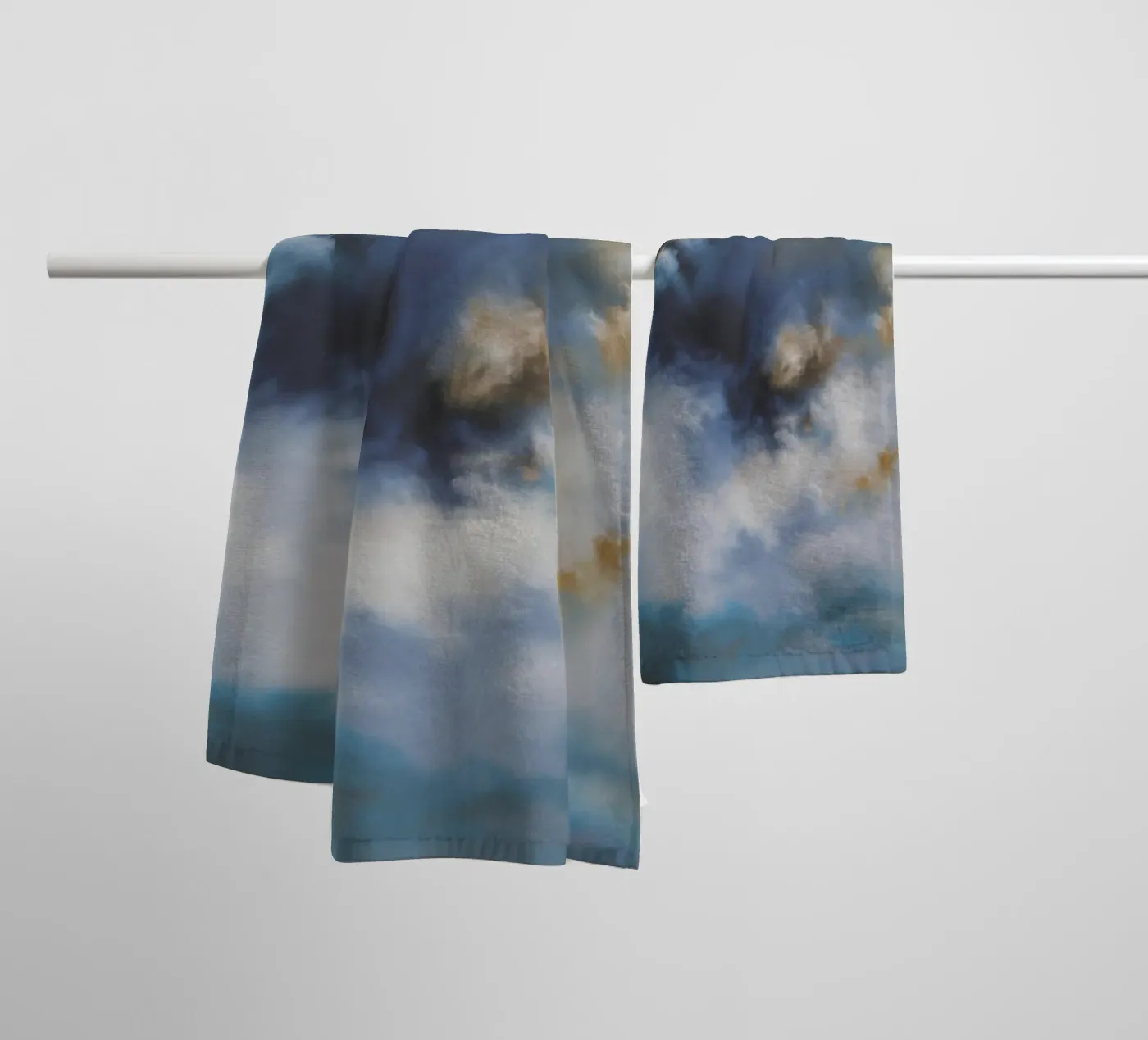 Storm Cloud Luster towel by Monarch Arc