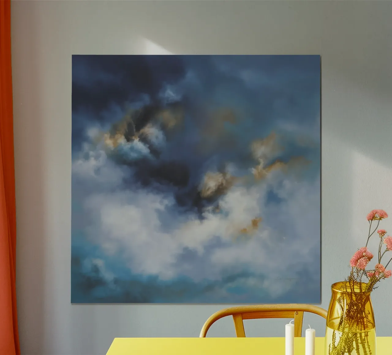 Storm Cloud Luster poster by Monarch Arc