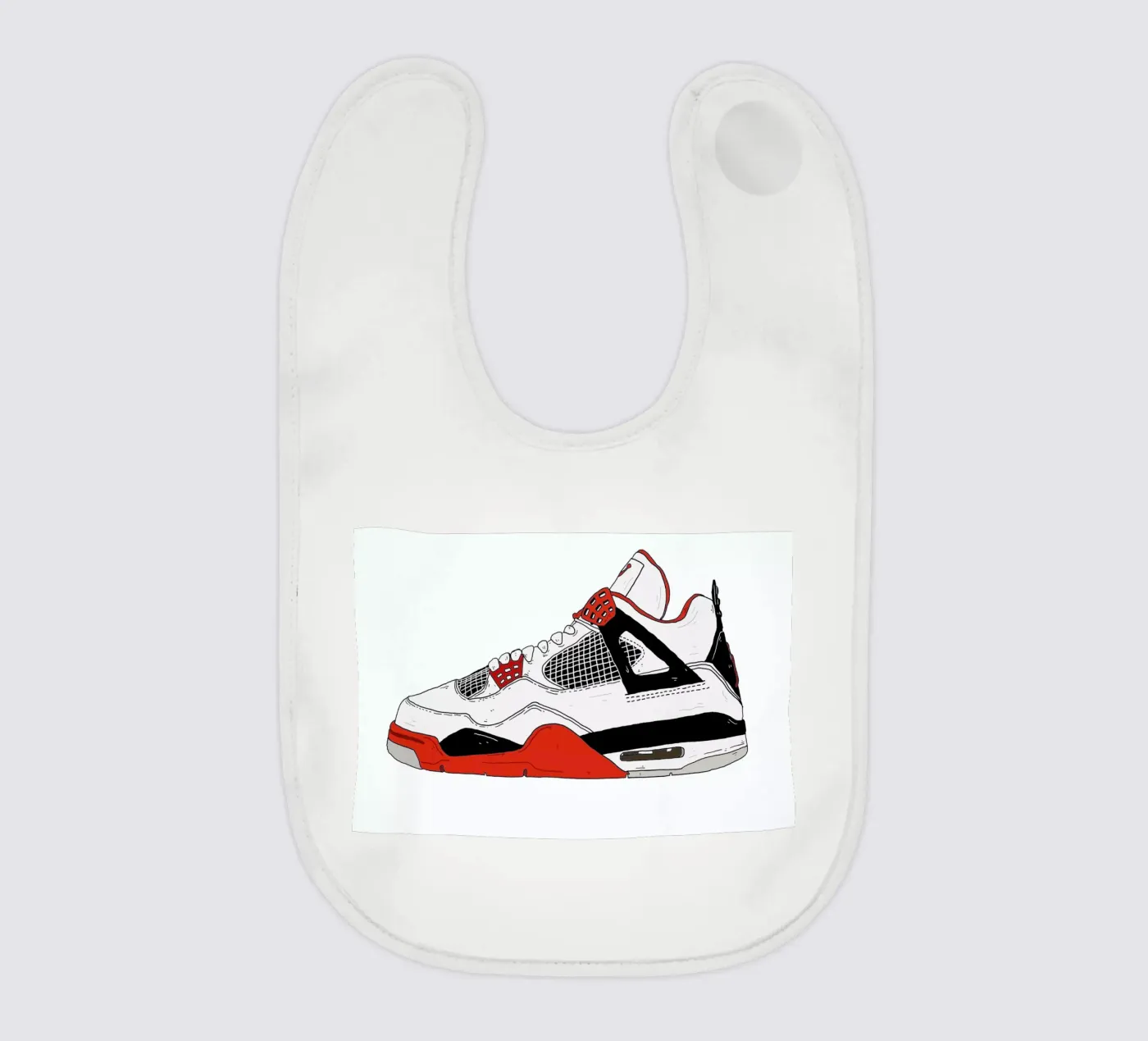 Jordan 4 Babylätzchen von Nick Cocozza