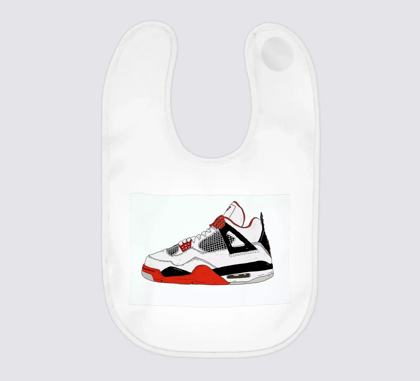 Jordan 4 Babylätzchen von Nick Cocozza