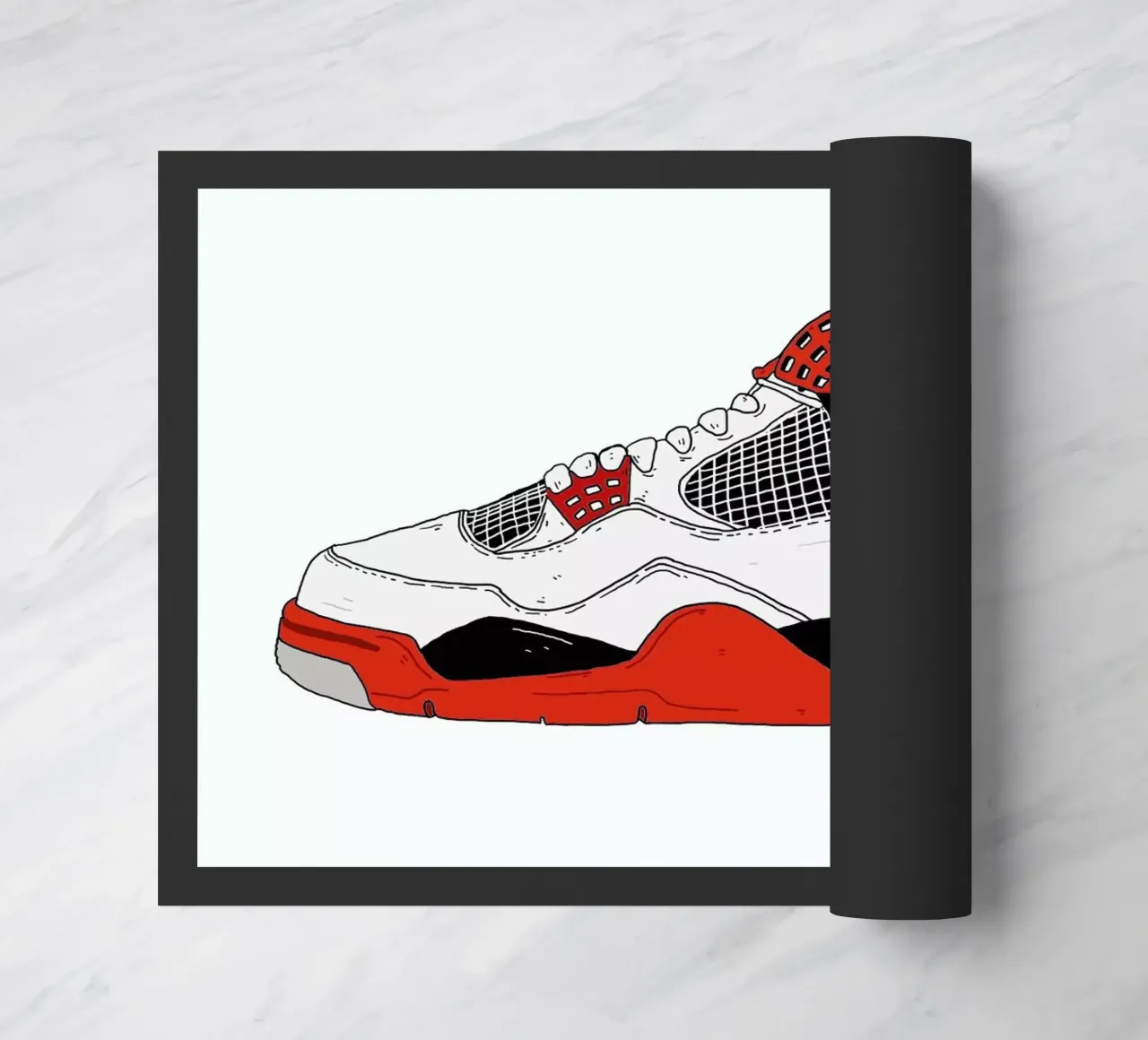 Jordan 4 zerbino da Nick Cocozza