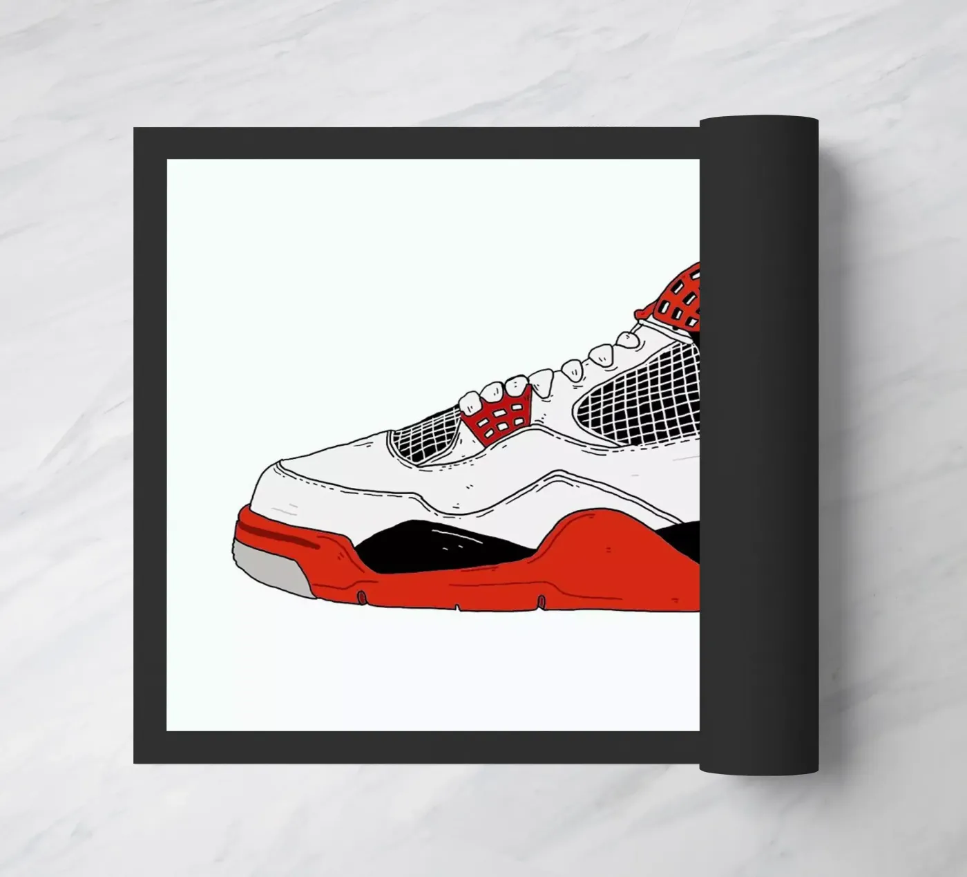 Jordan 4 zerbino da Nick Cocozza