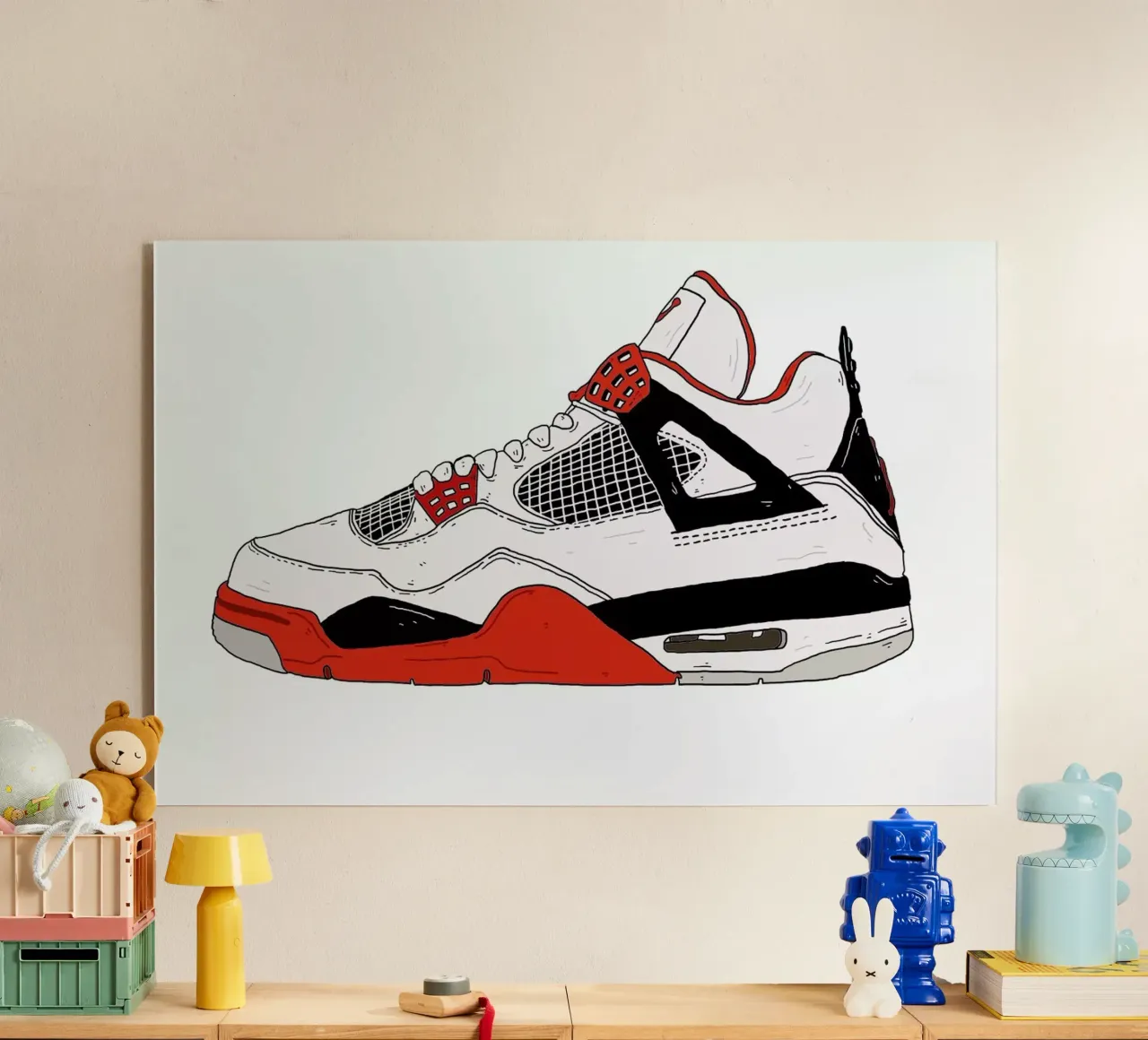 Jordan 4 plexiglass da Nick Cocozza