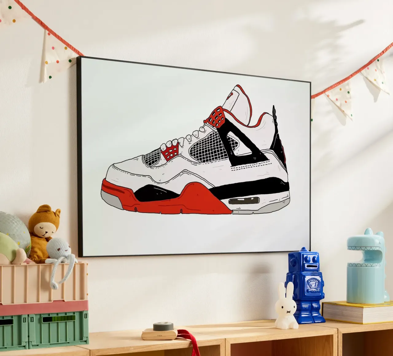 Jordan 4 alluminio dibond da Nick Cocozza