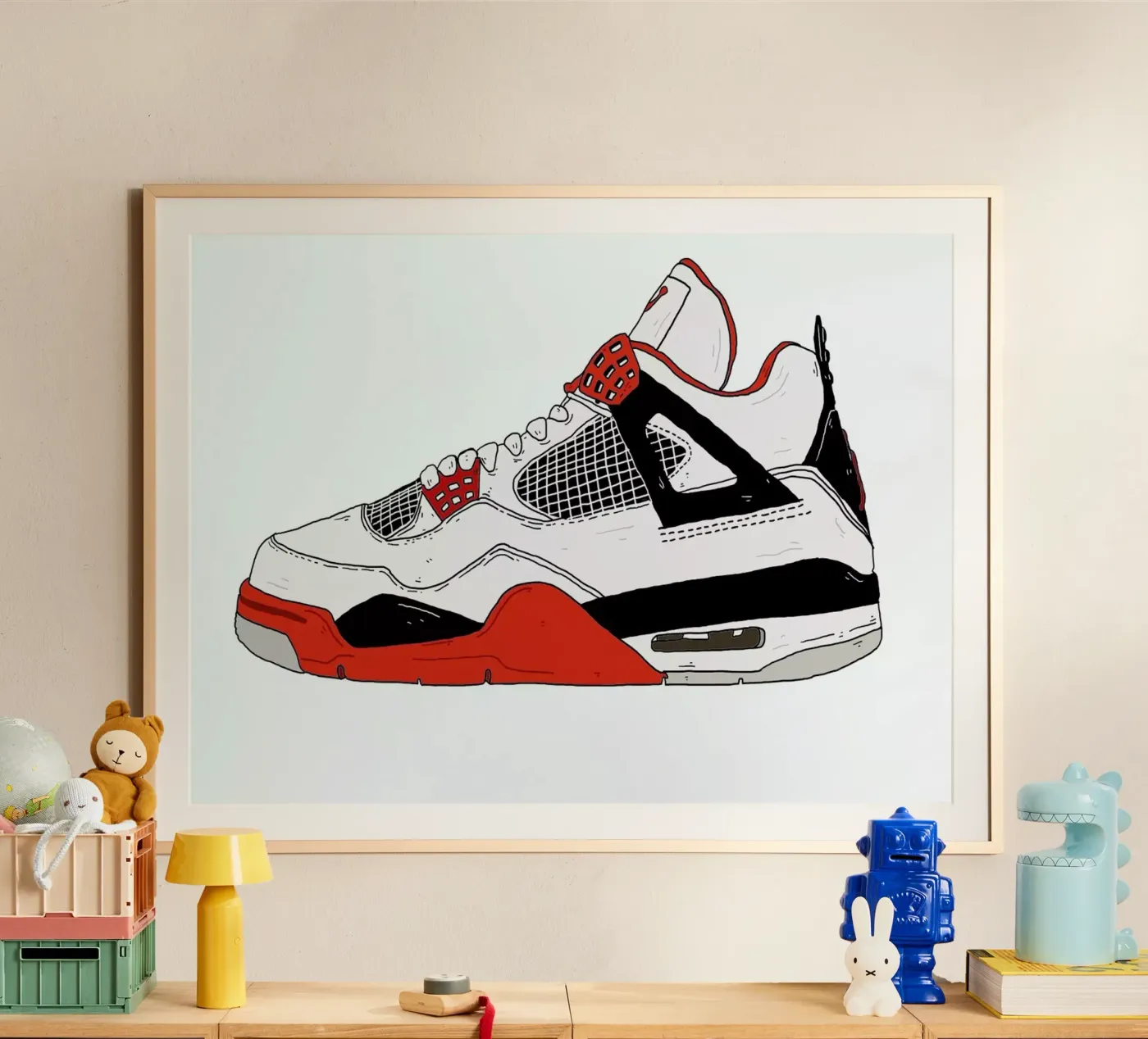 Jordan 4 poster da Nick Cocozza