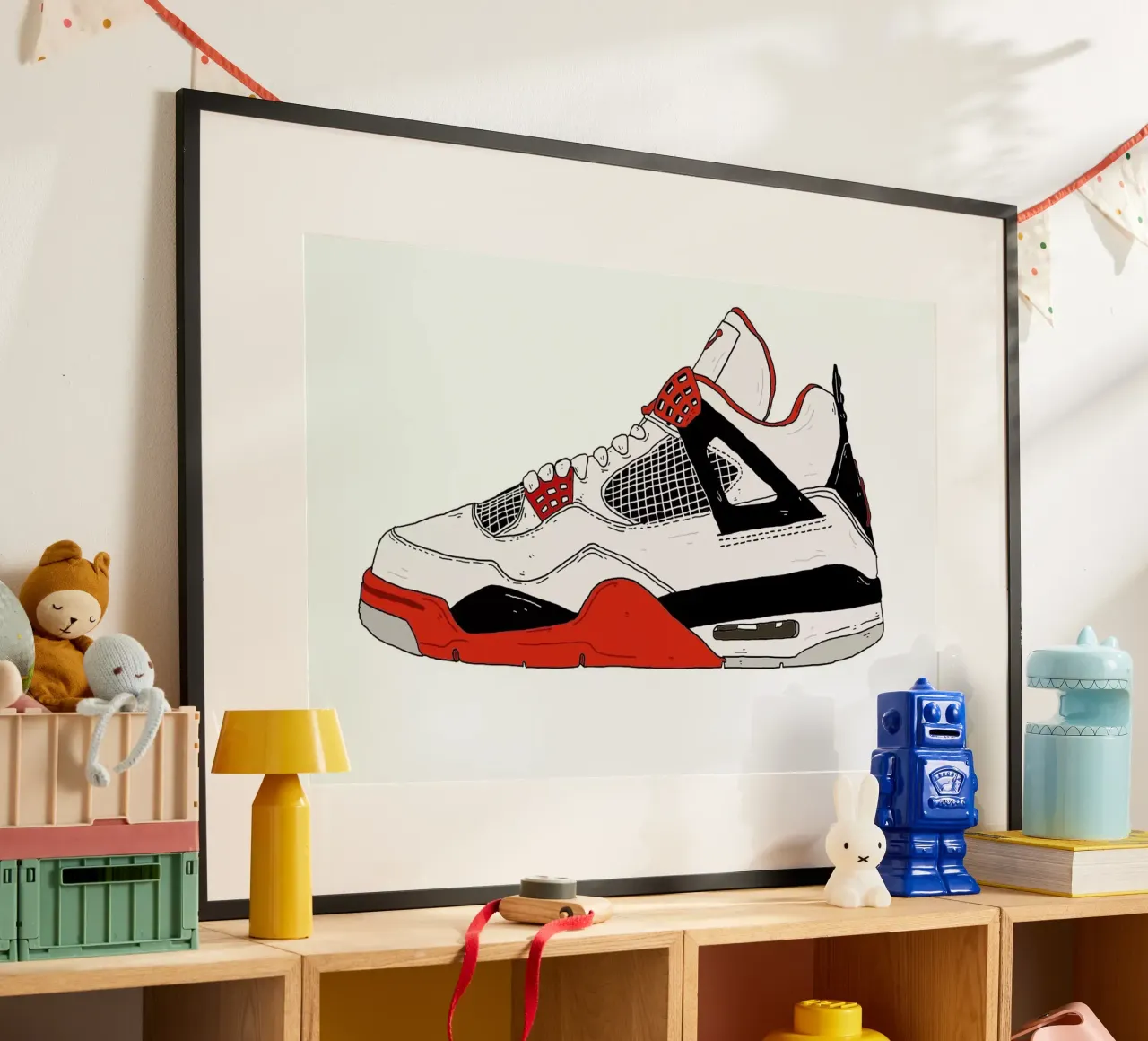 Jordan 4 poster da Nick Cocozza