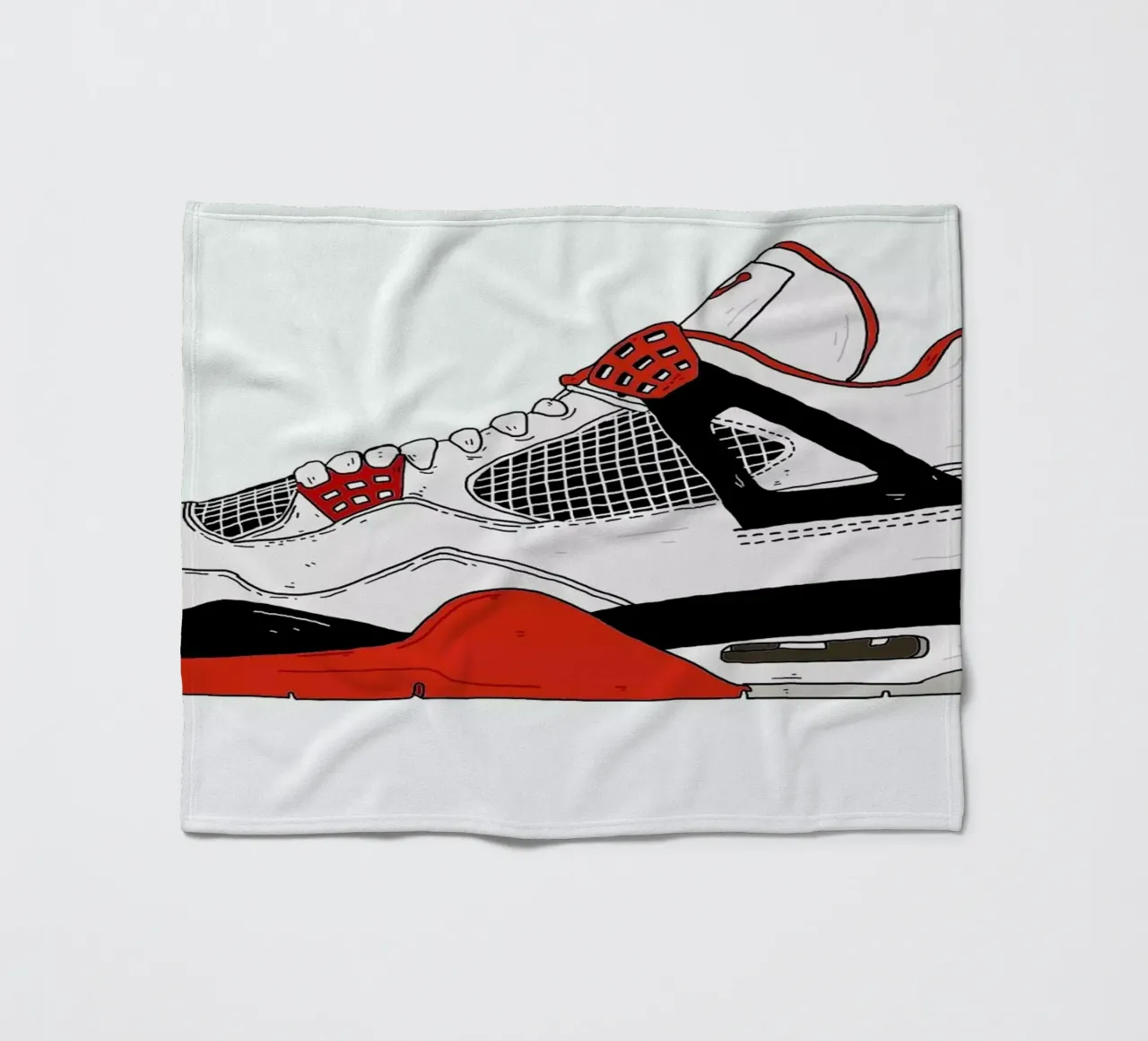Jordan 4 coperta in pile da Nick Cocozza