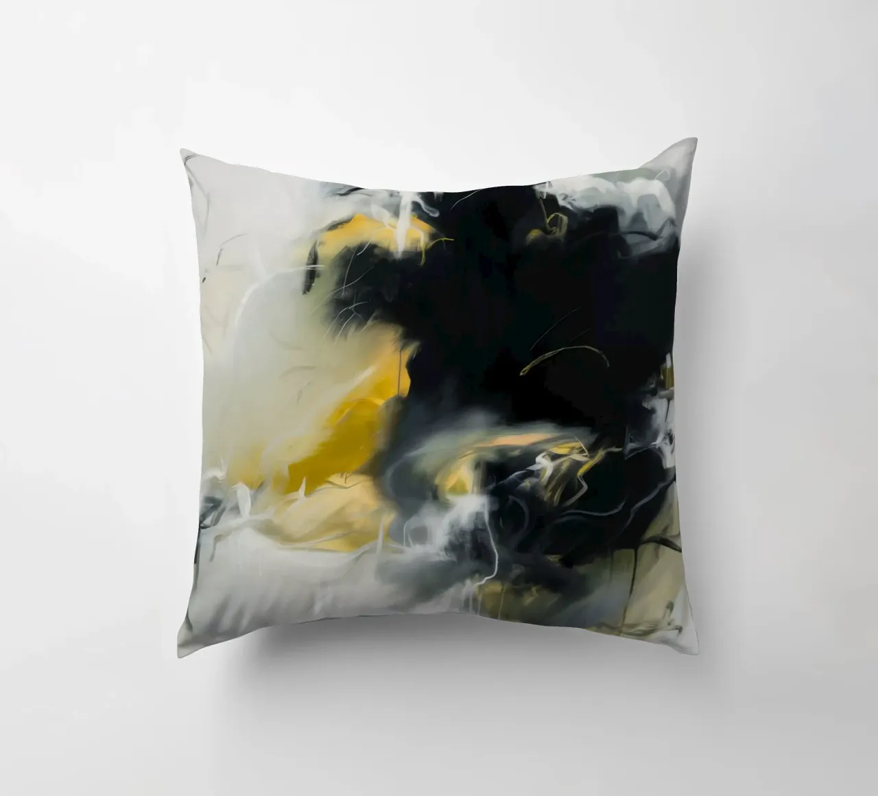 Ashen Burst Pulse decorative cushion by Monarch Arc
