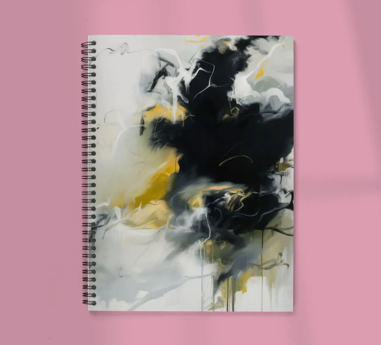 Ashen Burst Pulse spiral notebook by Monarch Arc