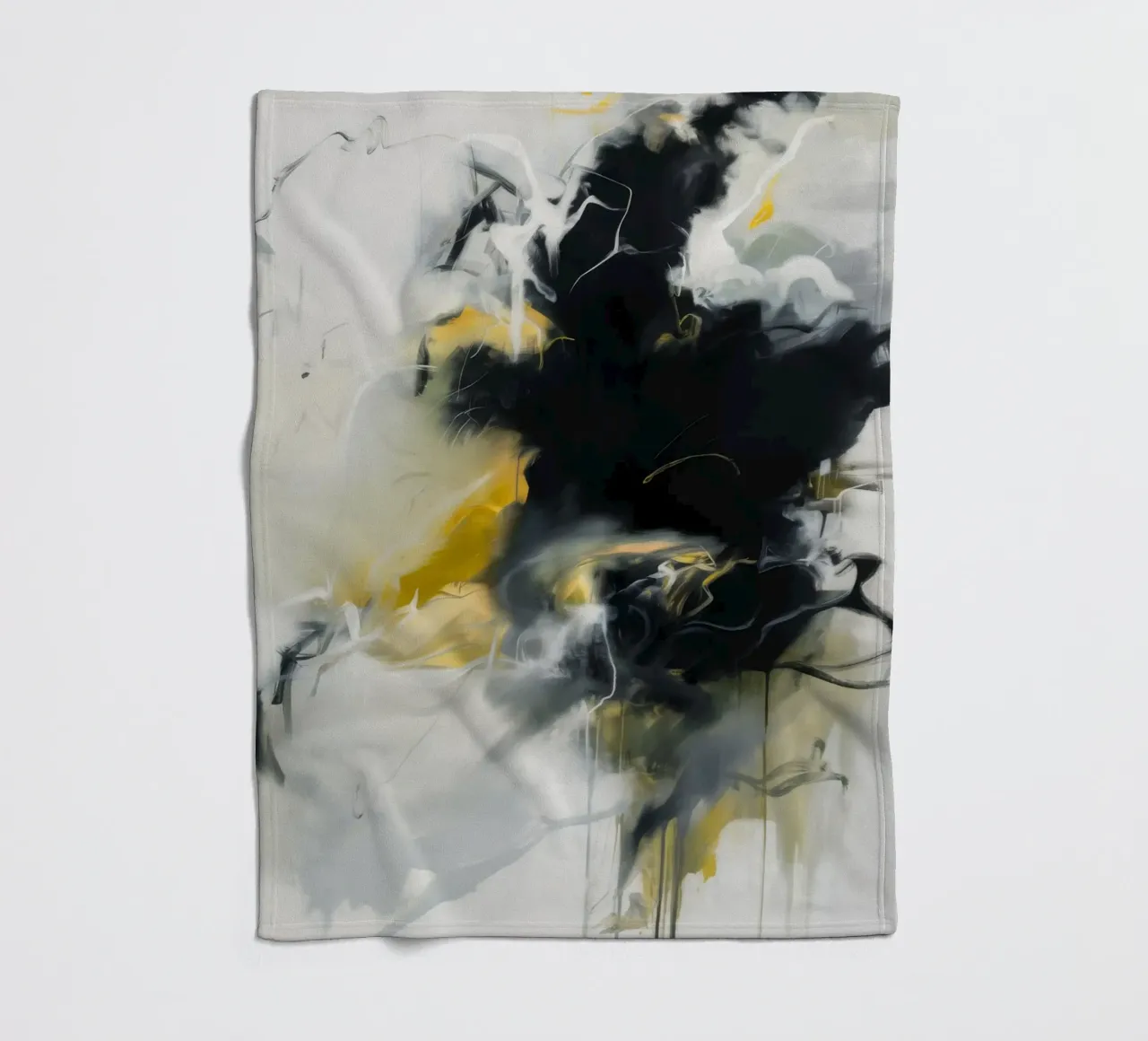 Ashen Burst Pulse fleece blanket by Monarch Arc