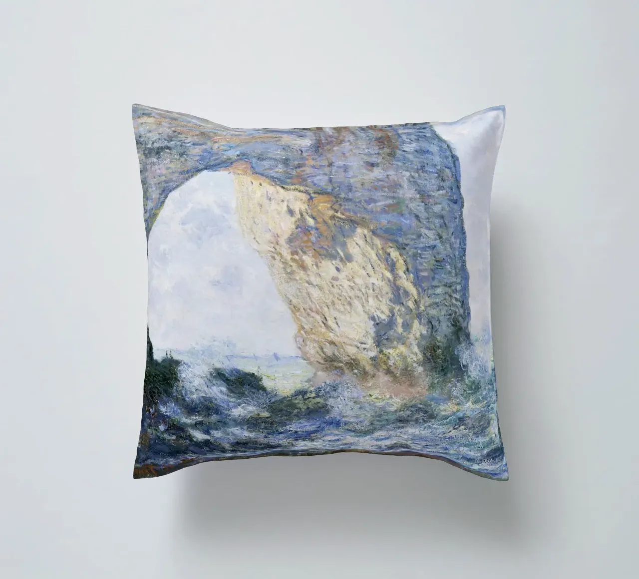 Claude Monet - La Manneporte (Étretat), 1883 - Premium Art cuscino da Monet Art Prints