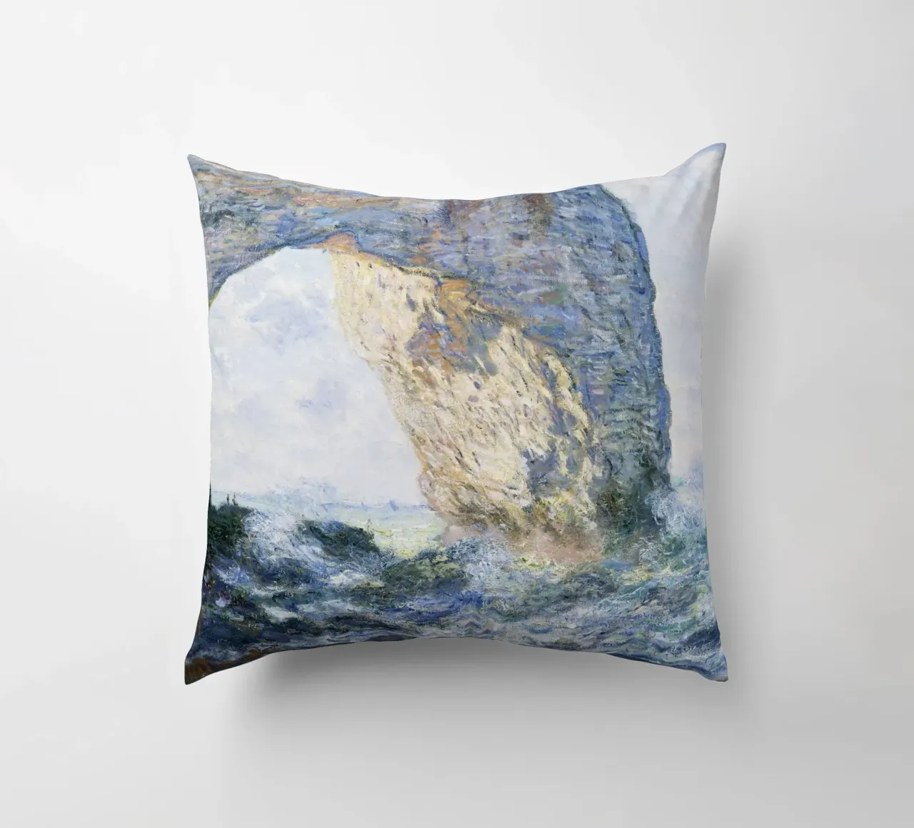 Claude Monet - La Manneporte (Étretat), 1883 - Premium Art cuscino da Monet Art Prints
