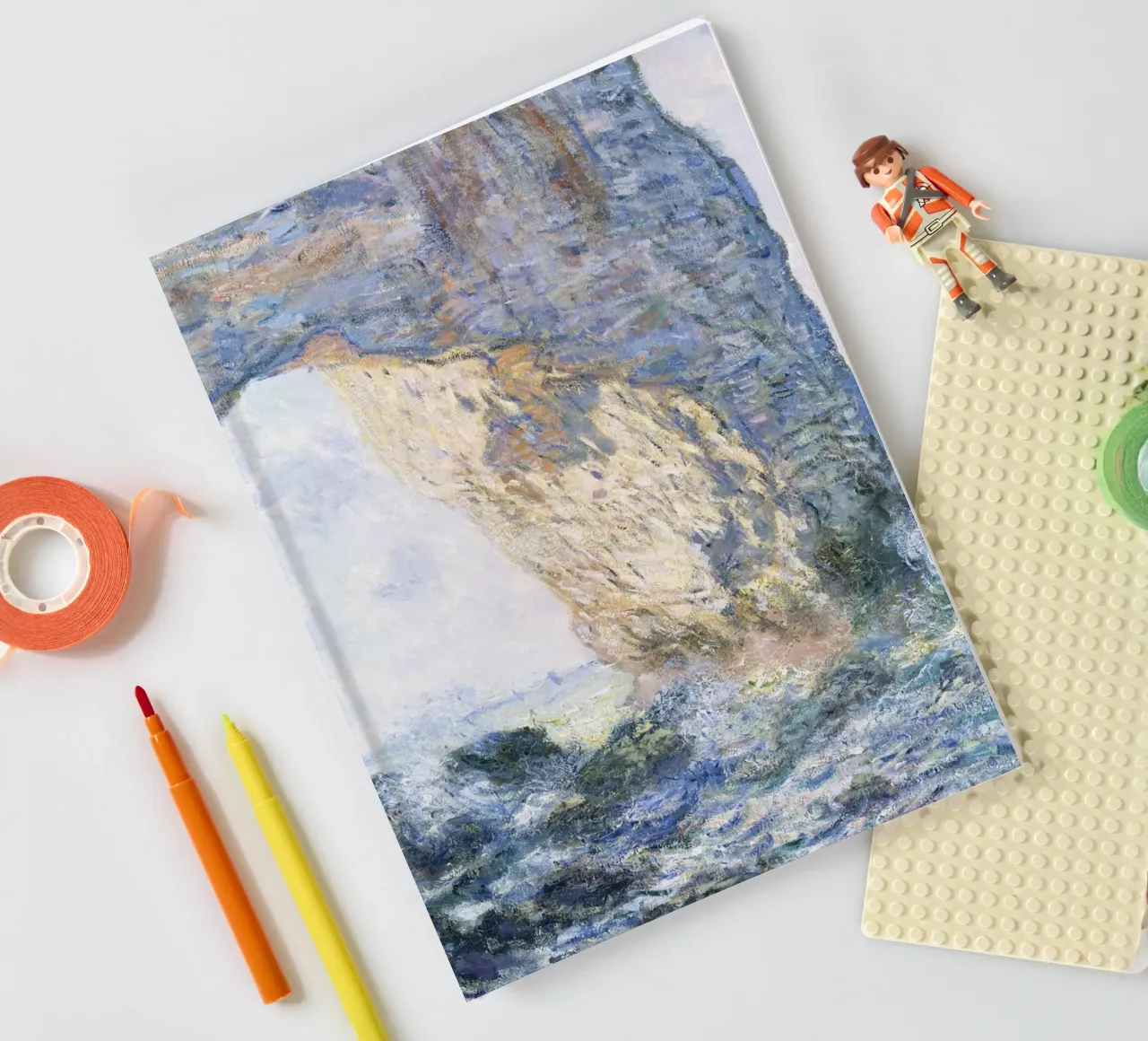 Claude Monet - Die Manneporte (Étretat), 1883 - Premium Art Notizbuch von Monet Art Prints
