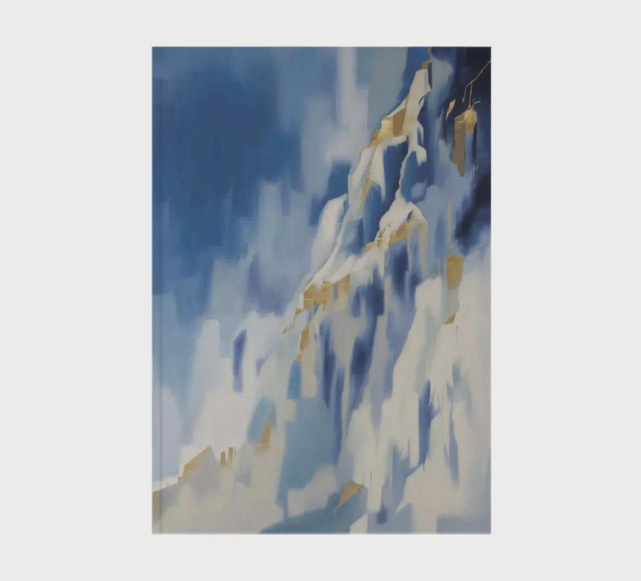 Frozen Drift Light notebook by Monarch Arc