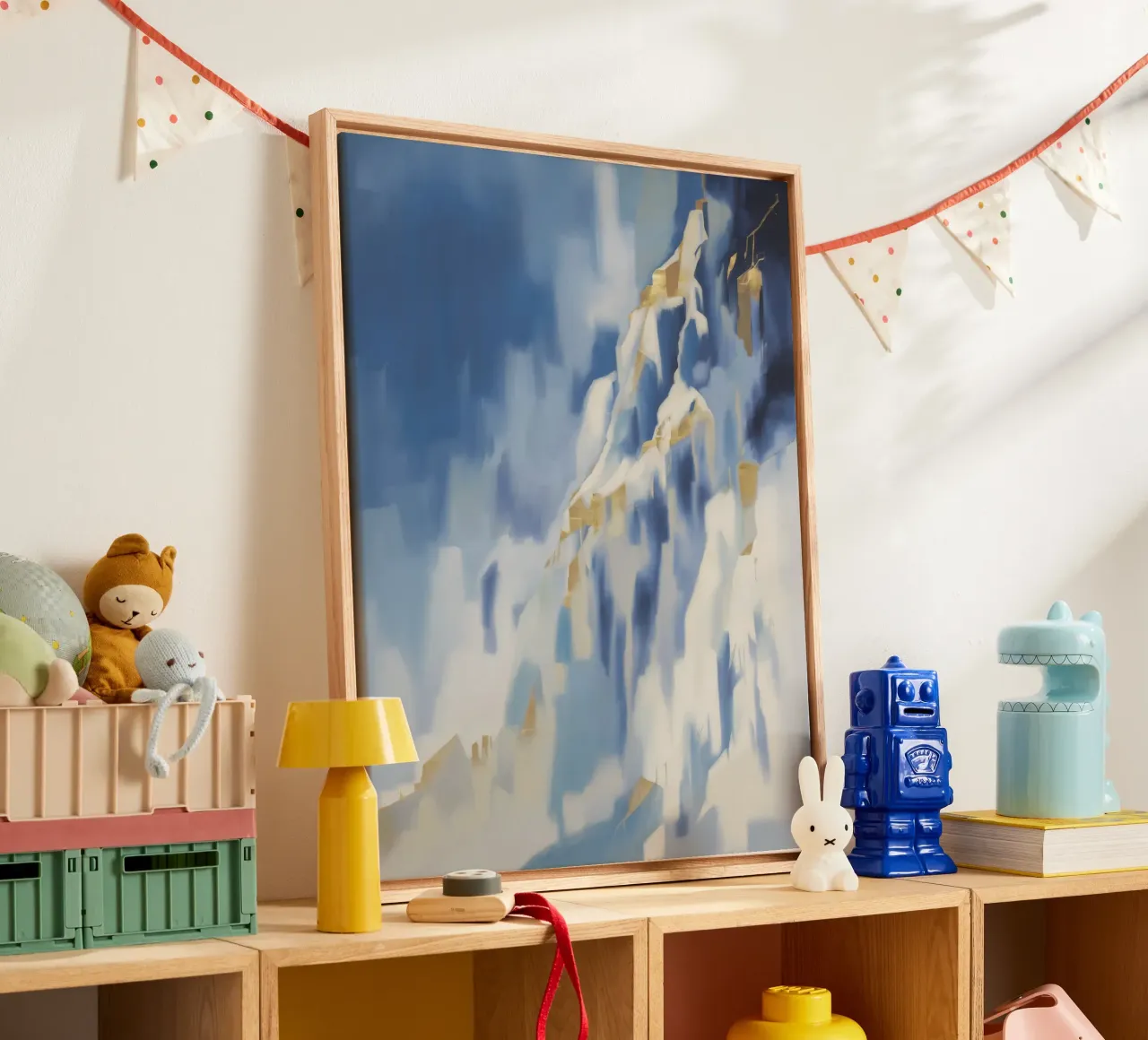 Frozen Drift Light canvas by Monarch Arc