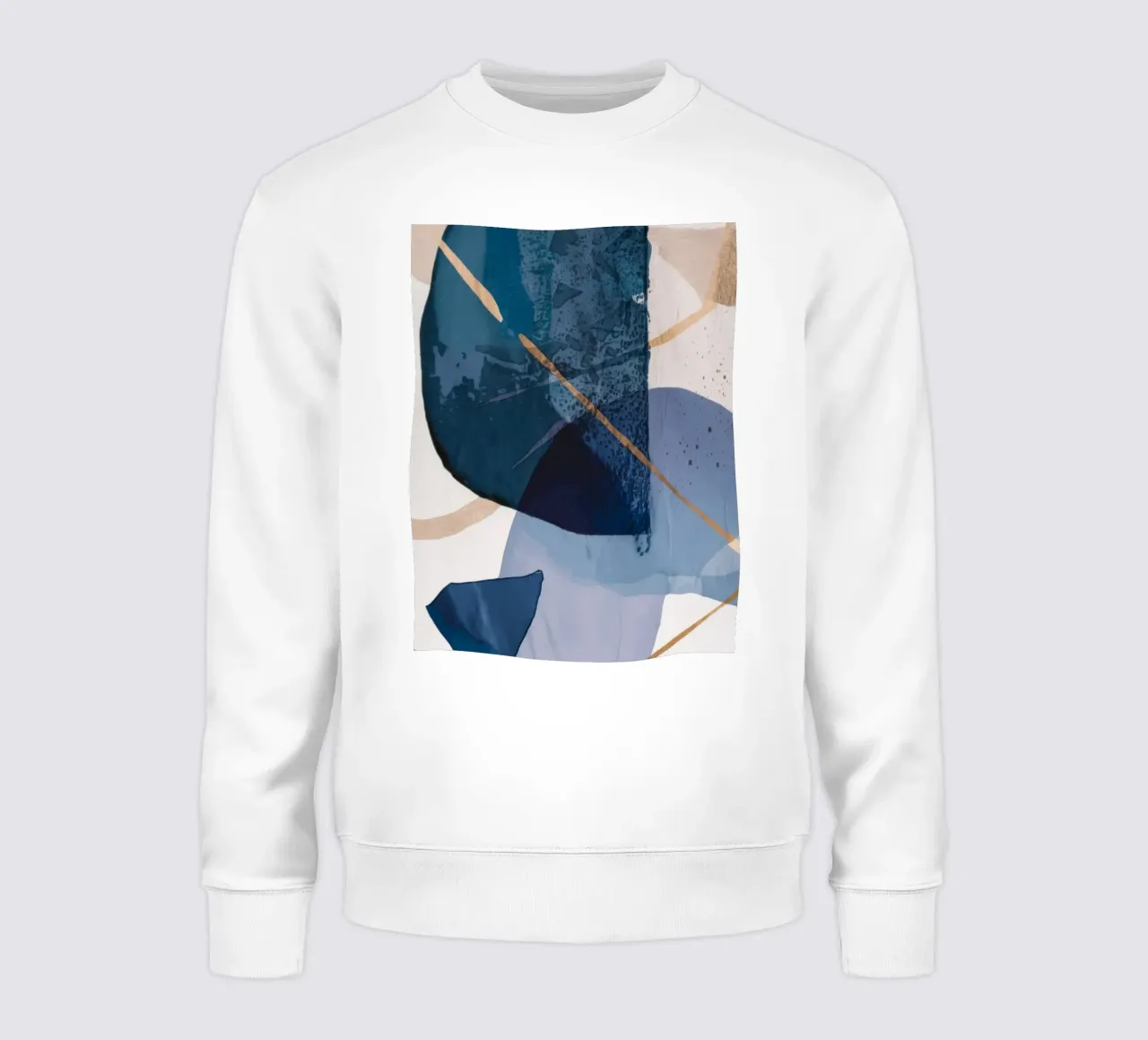Gedämpfte Form Fragment Sweatshirt von Monarch Arc