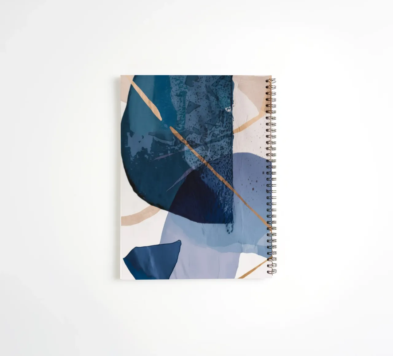 Muted Form Fragment spiral notebook by Monarch Arc