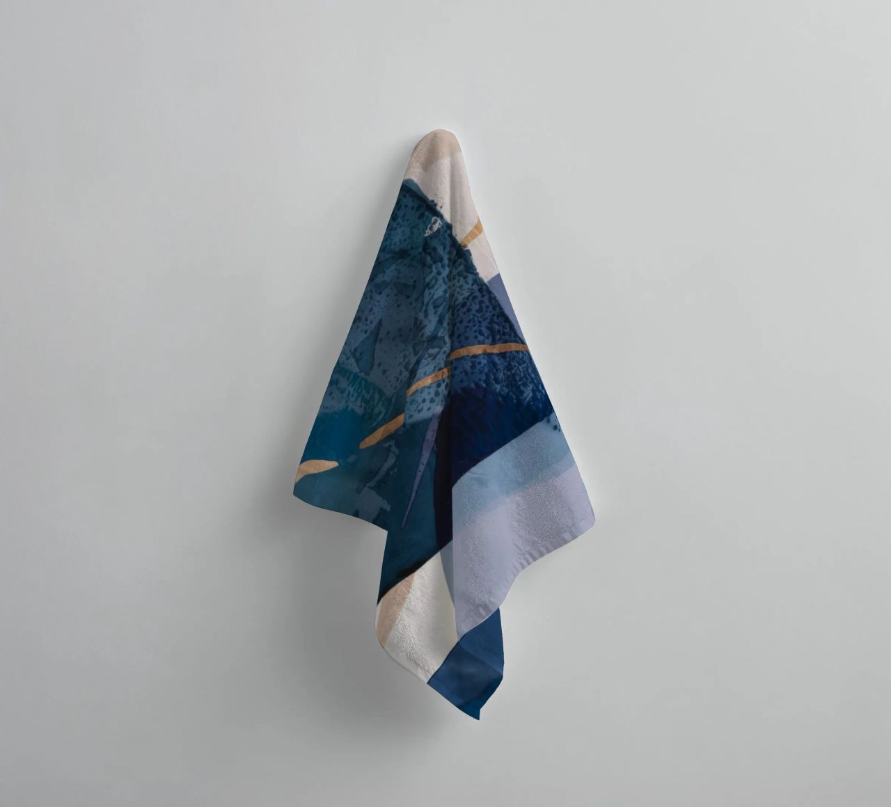 Muted Form Fragment towel by Monarch Arc