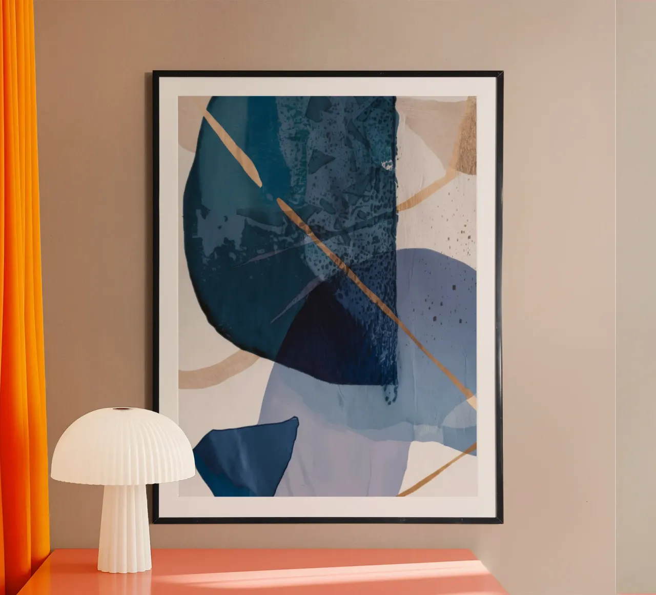 Gedämpfte Form Fragment Hahnemühle von Monarch Arc