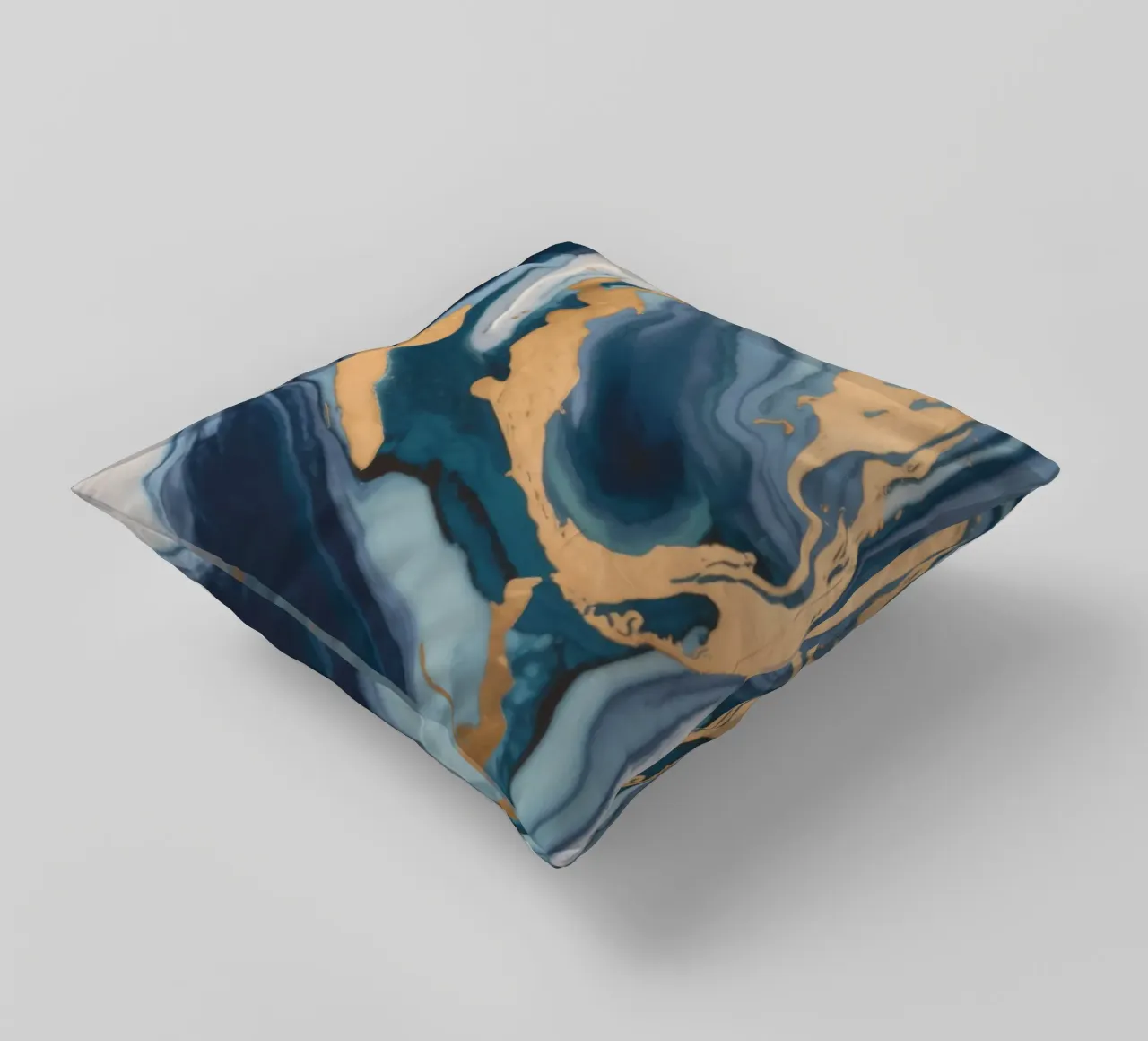 Blue Marble Rush decorative cushion by Monarch Arc