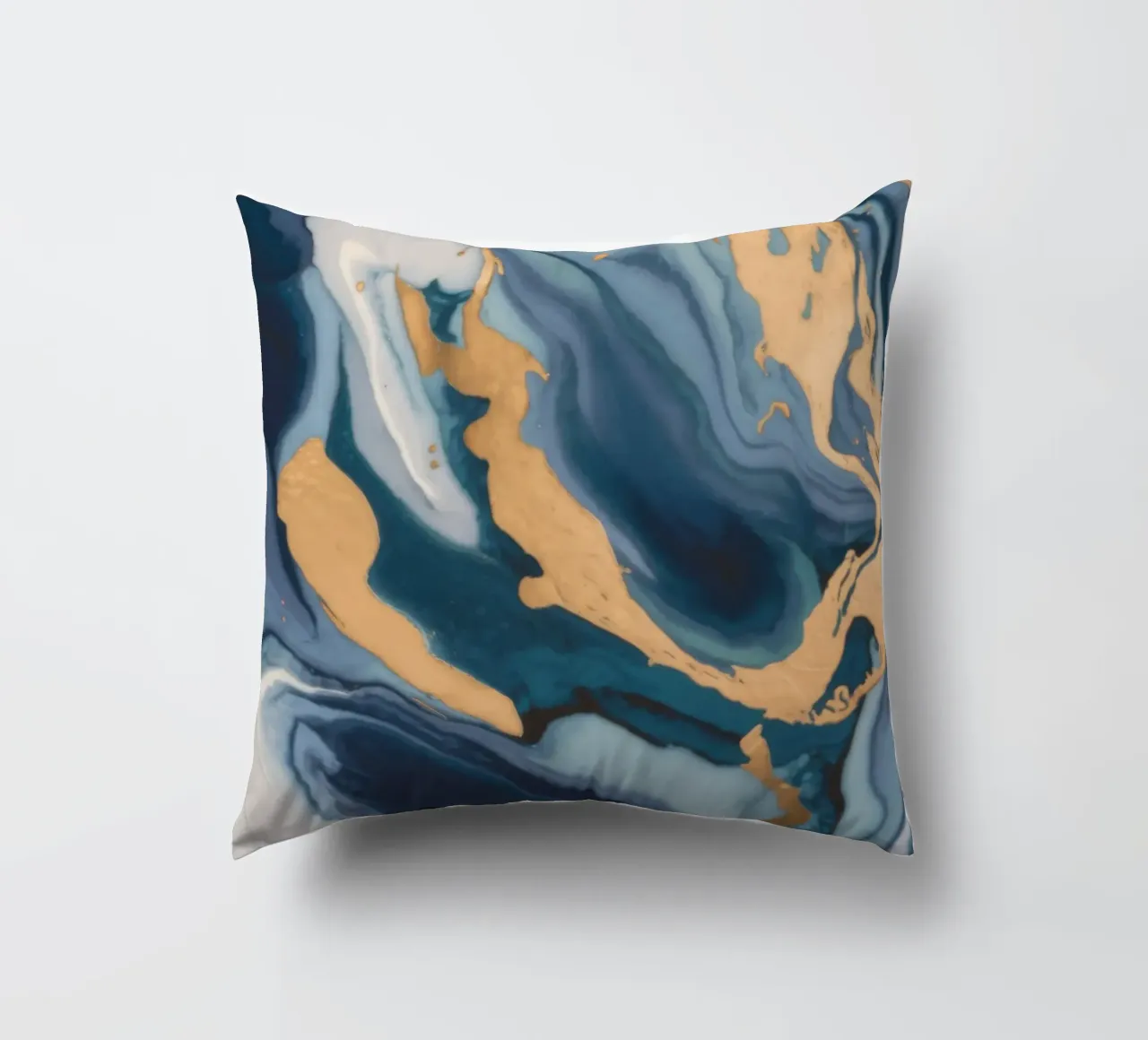 Blue Marble Rush decorative cushion by Monarch Arc