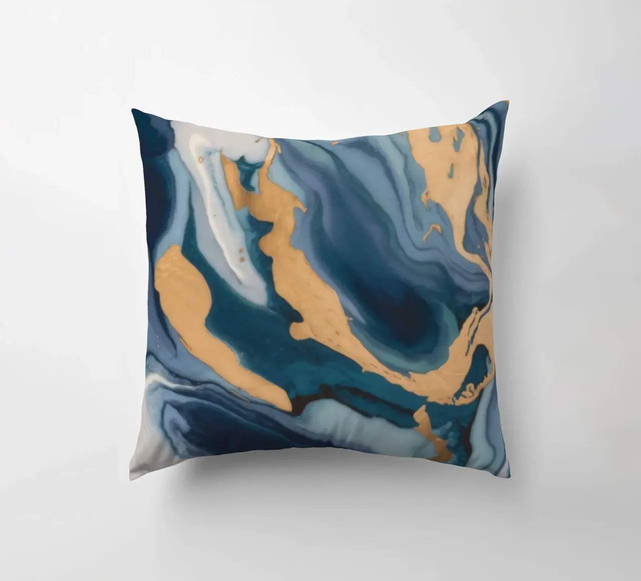 Blue Marble Rush decorative cushion by Monarch Arc