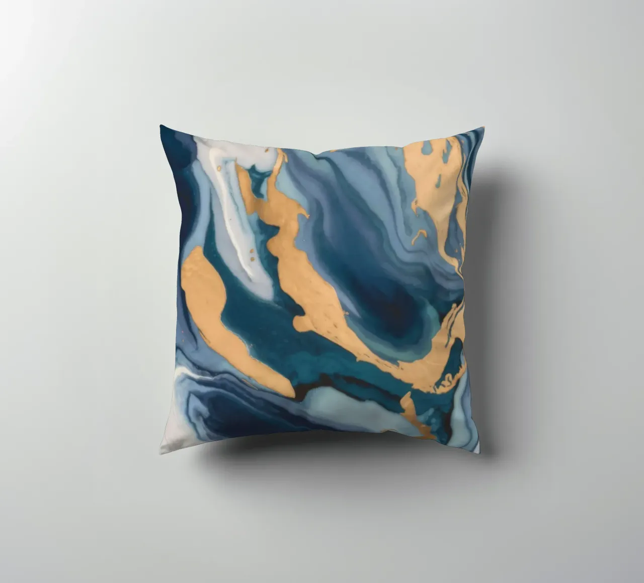 Blue Marble Rush decorative cushion by Monarch Arc