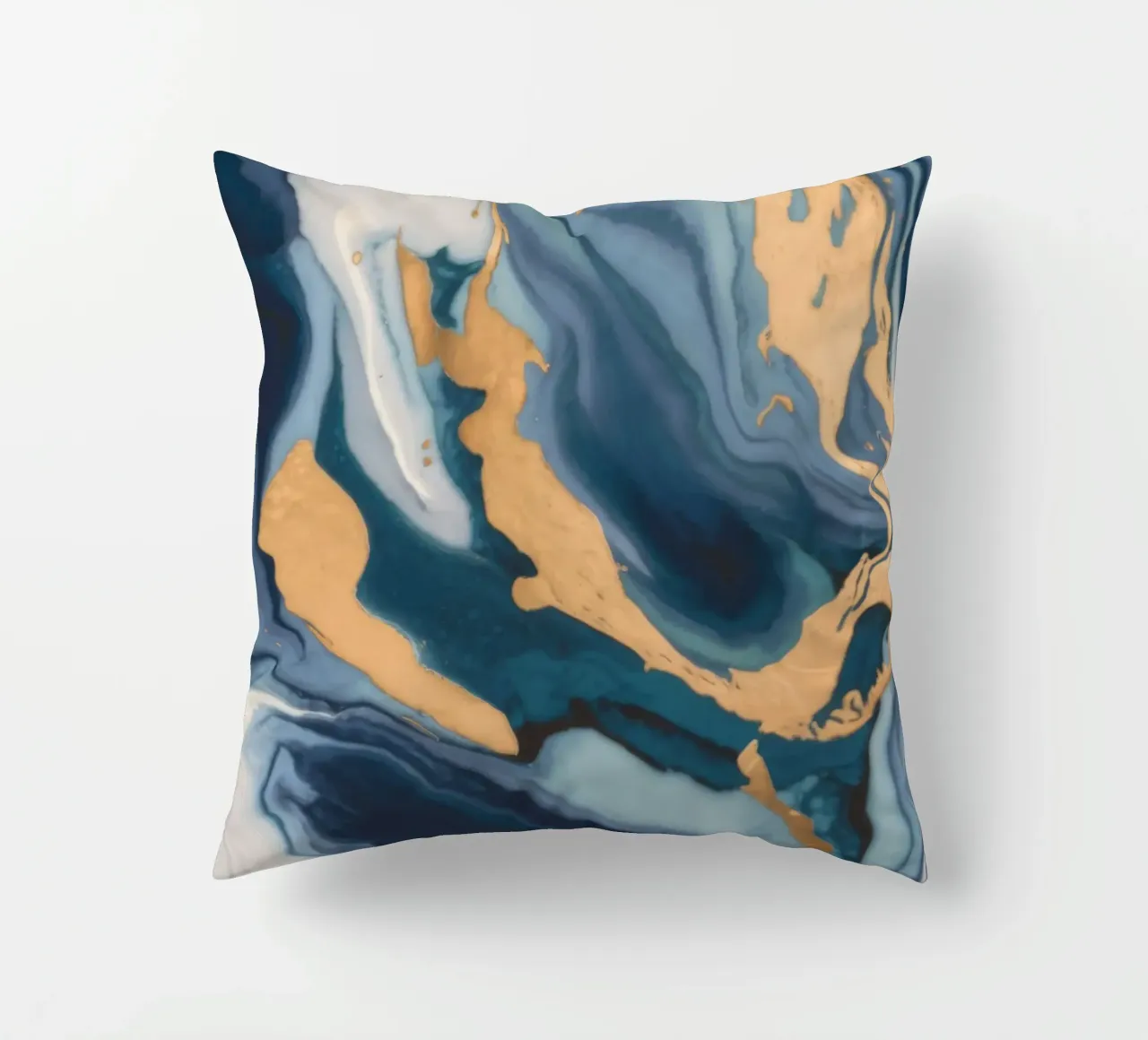 Blue Marble Rush decorative cushion by Monarch Arc