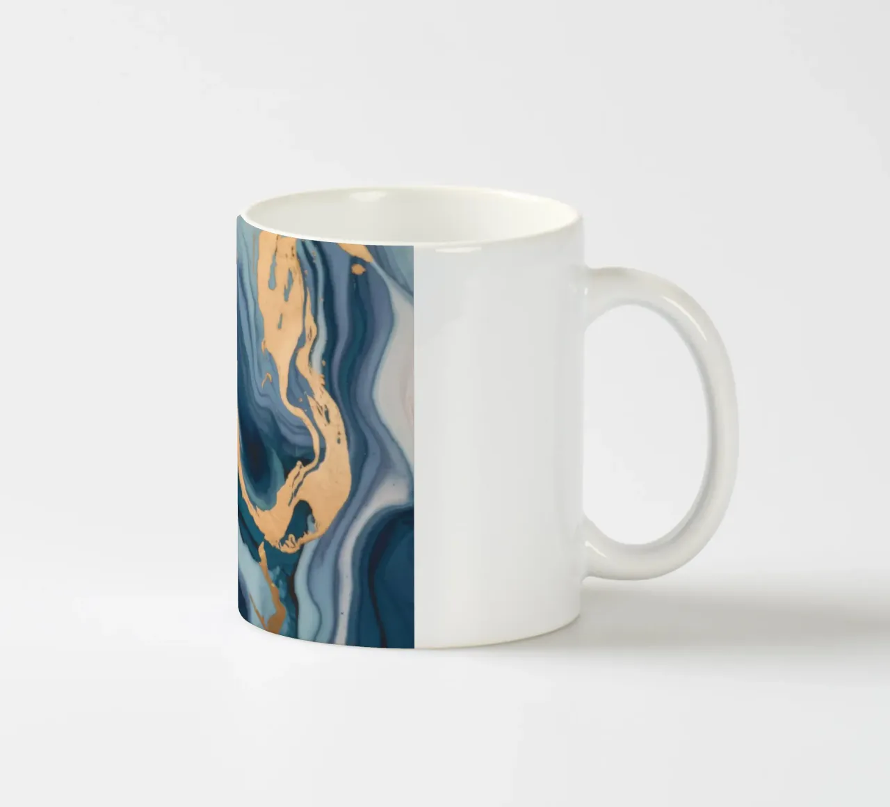Corsa del marmo blu tazza in ceramica da Monarch Arc