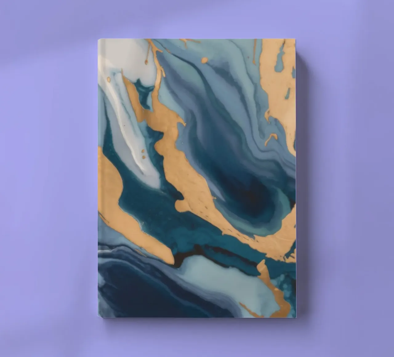 Jonc de marbre bleu carnet de notes de Monarch Arc