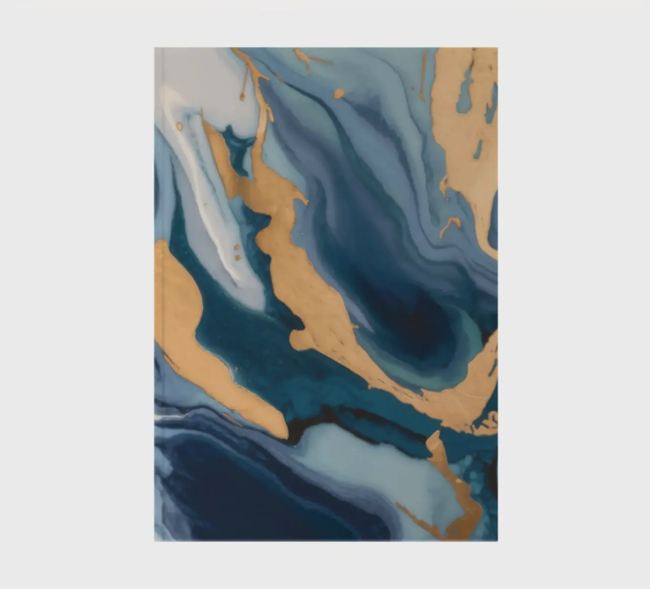 Jonc de marbre bleu carnet de notes de Monarch Arc