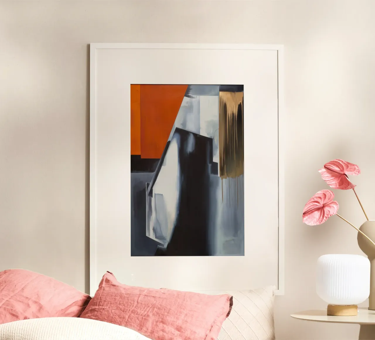 Calore da frattura urbana poster con telaio in legno da Monarch Arc