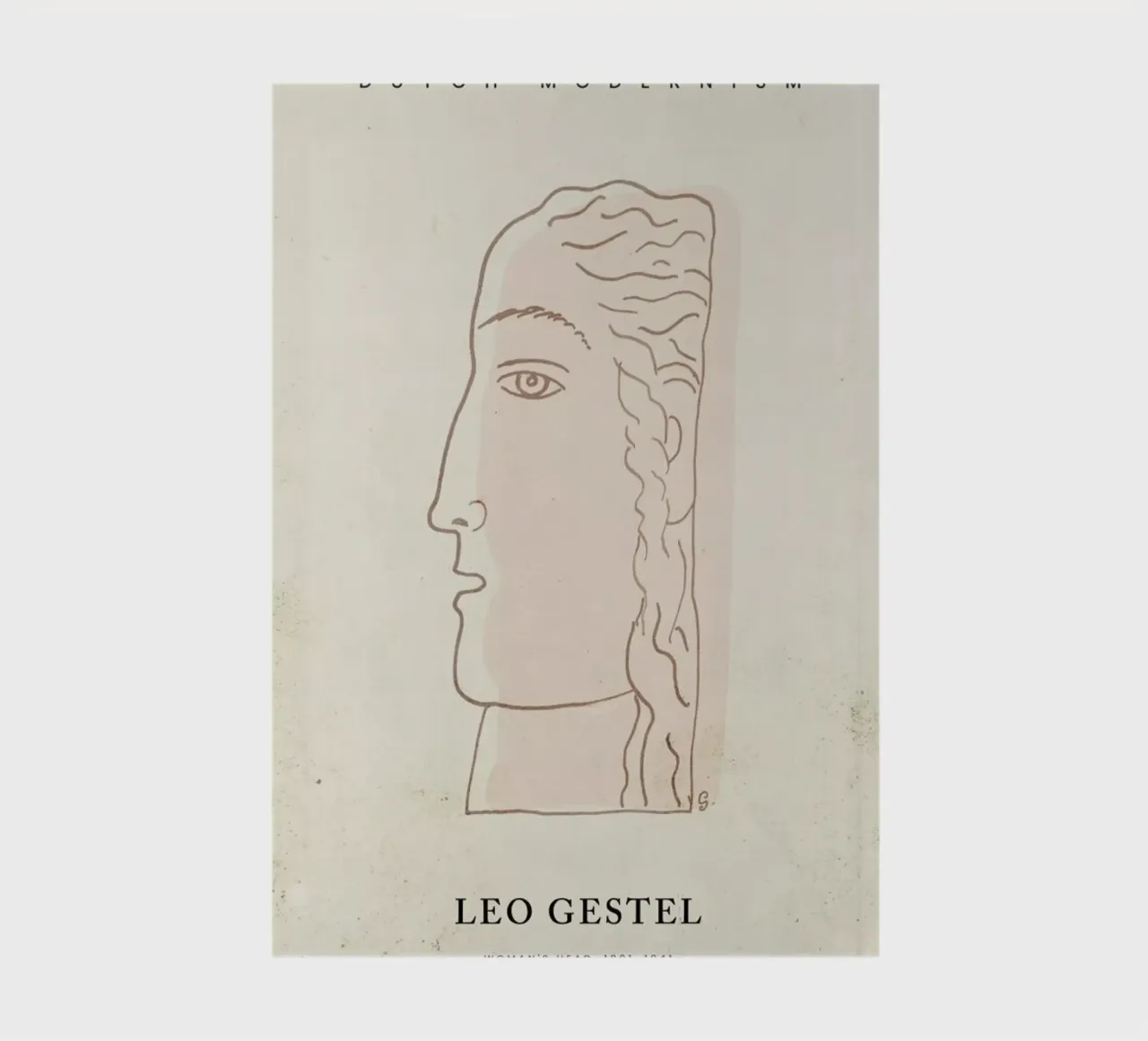 Gestel - Woman's Head notebook by Vintage by JUNIQE