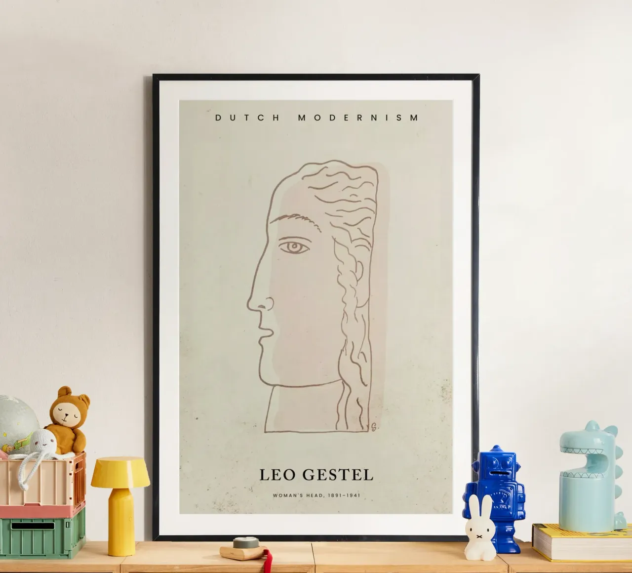 Gestel - Woman's Head poster da Vintage by JUNIQE